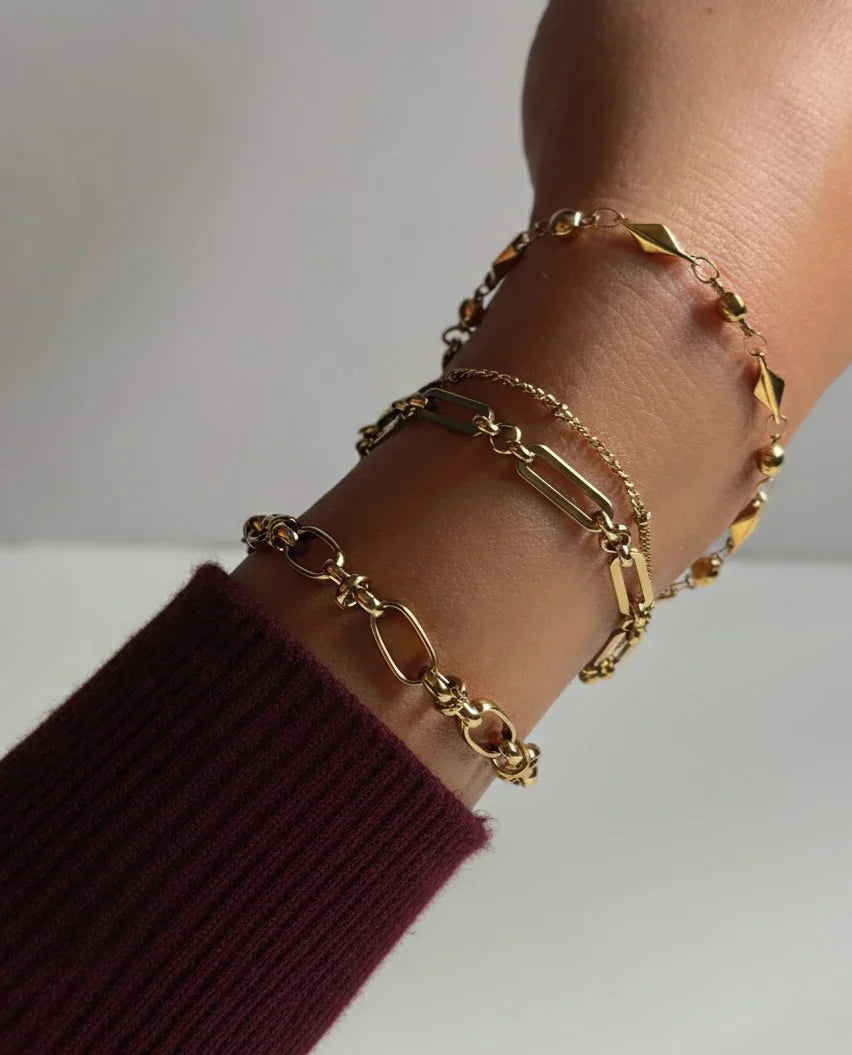 Cadena de Muñeca Delicada con Extensor - Hipoalergénica